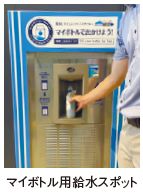 マイボトル用給水スポット