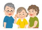 シニアの人々のイラスト