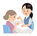 福祉の総合相談窓口のイメージイラスト