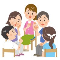 シニアまつりのイラスト