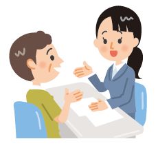 福祉の総合相談窓口のイメージイラスト