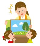 おはなし会のイラスト