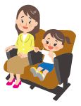 観劇のイラスト