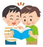 調べ学習のイラスト