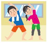 トレーニングのイラスト