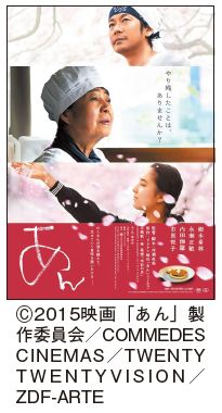 映画「あん」のポスター写真