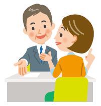 ぬくもりの窓口のイラスト
