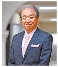 久留米大学学長の内村 直尚（なおひさ）さんの写真