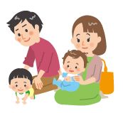 親子の画像