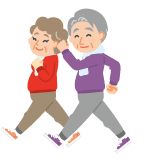 シニアのトレーニングイラスト