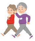 シニアのトレーニングイラスト