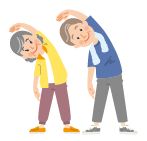 シニアの運動イラスト
