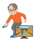 デジタルゲーム体験のイラスト