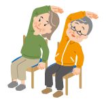 シニアの運動イラスト