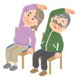 シニアの運動イラスト