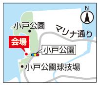市ヨットハーバー駐車場・クラブハウスの地図
