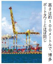 高さは約100メートルで、博多 ポートタワーとほぼ同じ