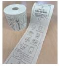 雑がみの種類や出し方を印刷したトイレットペーパー