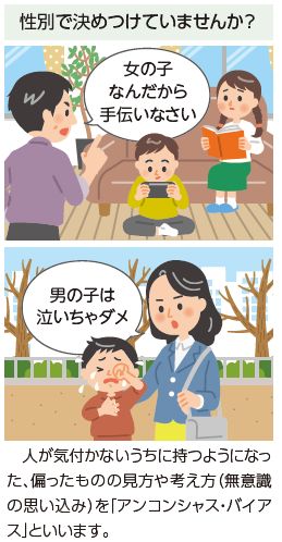 性別で決めつけていませんか