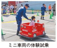 ミニ車両の体験市場の写真