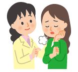 子育ての悩みを相談しているイラスト