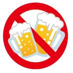 飲酒運転禁止のイラスト