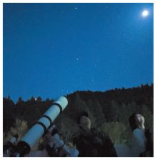 星空の観察写真