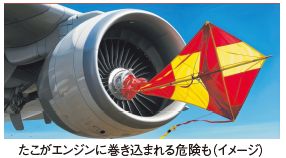 たこがエンジンに巻き込まれる危険も（イメージ）