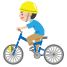 自転車乗車のイラスト