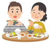 ランチ会のイラスト