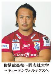 修猷館高校~同志社大学 ~キューデンヴォルテクスへ