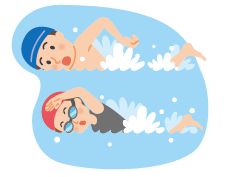 水泳のイラスト