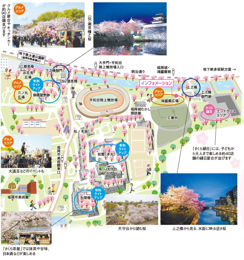 福岡城さくらまつり
