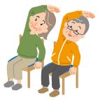 シニアの運動イラスト