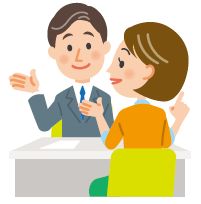 ぬくもりの窓口のイラスト