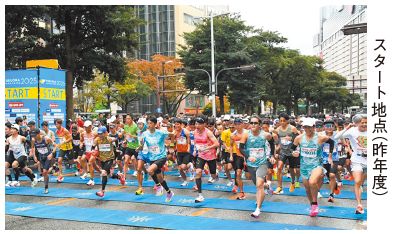 スタート地点(昨年度)の写真