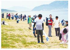 海の中道青少年海の家 北側海岸