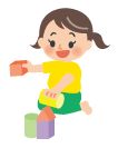子どもが遊んでいるイラスト