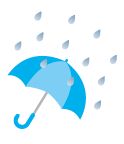 雨のイラスト