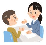 窓口のイラスト