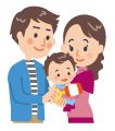 親子のイラスト