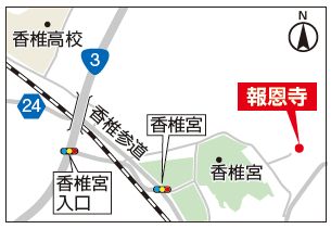 法恩寺の地図