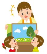 紙芝居のイラスト