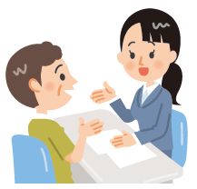 窓口のイラスト
