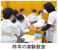 昨年の実験教室の写真