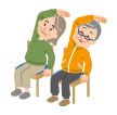 ストレッチのイラスト