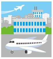 空港のイラスト