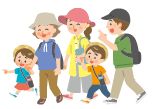 お出かけのイラスト
