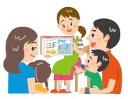 おはなし会のイラスト