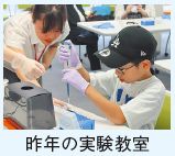 昨年の実験教室の写真